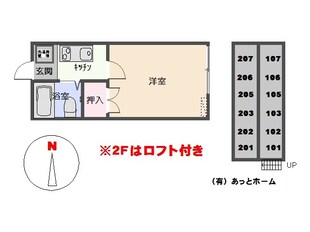 ハウディ陶冶IIの物件間取画像